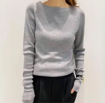 라빠르망 리브 니트 Rib B/N Knit 그레이