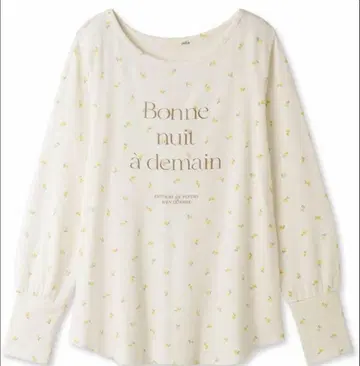 gelato pique 젤라또피케 미니 꽃무늬 와플 룸웨어 긴팔