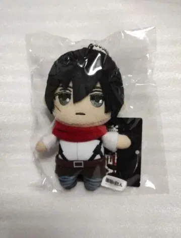 극장판 진격의 거인 완결편 봉제 인형 키링 미카사