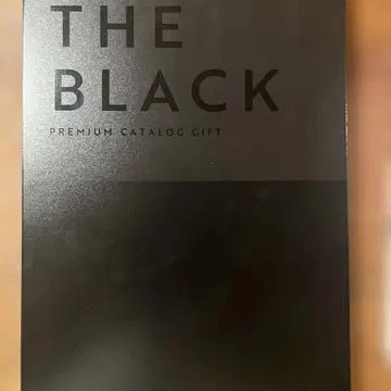 THE BLACK 카탈로그 기프트 5만 800엔 코스