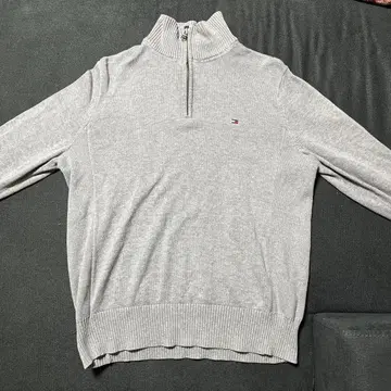 TOMMY HILFIGER 그레이 하이넥 스웨터 M