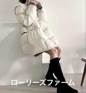 로리즈팜 멀티WAY 패딩 블루종 새상품