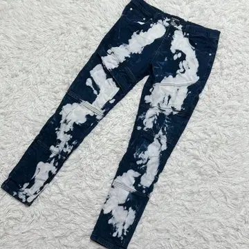 [ 2263 ] SOMEDIFF 삼디프 블리치 바이커 데님 팬츠