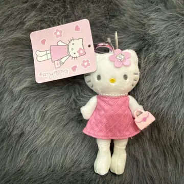 [택 포함] 헬로키티 스타일업 마스코트 핑크 퀼트