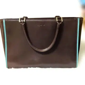 agnesb.VOYAGE 브라운 핸드백