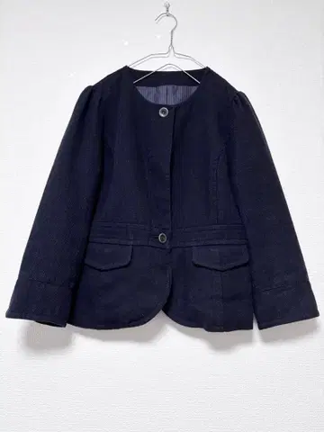 [배송비 포함] nombre impair 린넨 노카라 자켓