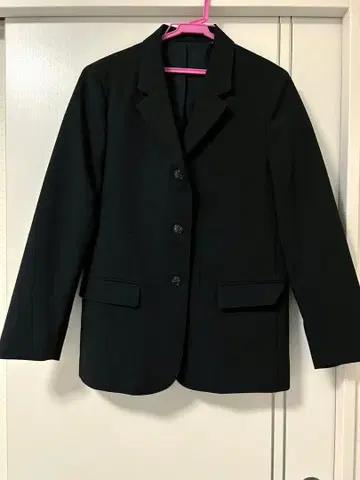 블랙 테일러드 자켓 UNIQLO U 유니클로