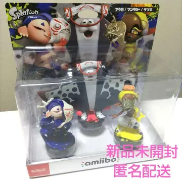 Splatoon3 스리미 연합 amiibo 후우카 우츠호 만타로 모동숲