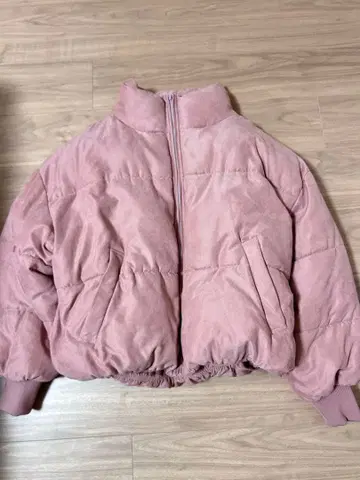 Cutie Blonde 충전솜 코듀로이 핑크 자켓