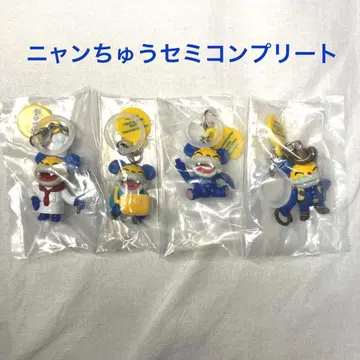 냥치 마스코트 가챠 4개 세트 미사용 새상품