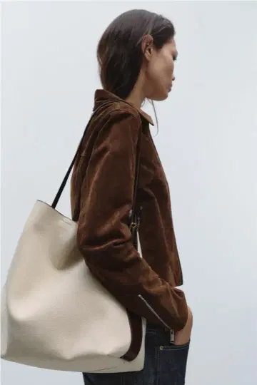ZARA 캔버스 맥시 버킷 백 완판템