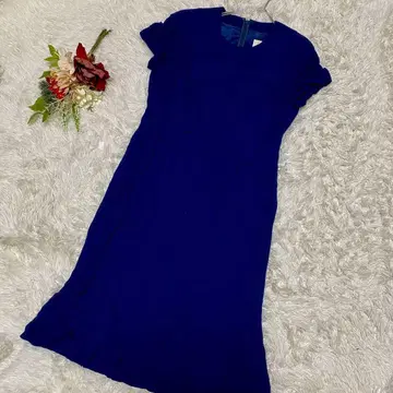 [ 준 아시다 ] 네이비 반팔 원피스 (11)