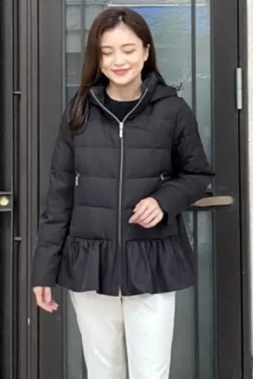 M premier 엠프리미어 페플럼 숏 다운 자켓 38