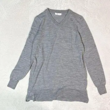 울 100% 벨 메종 DAYS V넥 스웨터 니트 S