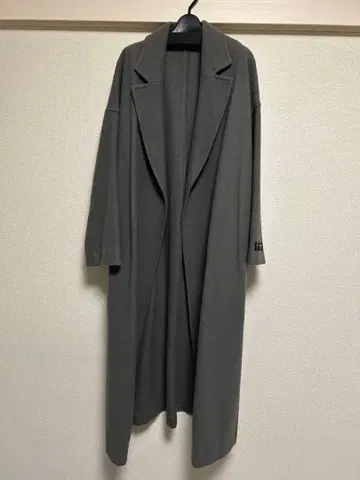 ROPE PICNIC 로페피크닉 카키 버진 울 롱 가운 코트