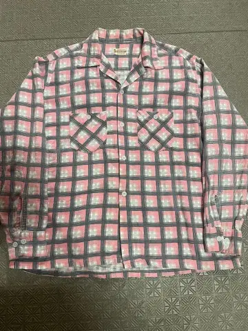 50's PENNEY'S 프린트 플란넬 셔츠