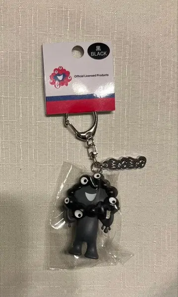 EXPO 2025 블랙 미야쿠미야쿠 입체 PVC 키링 플레이트 포함