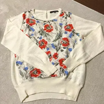 로트레아몽 꽃 패턴 니트 9호