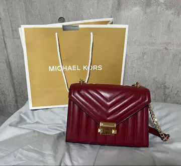 MICHAEL KORS 레드 숄더백