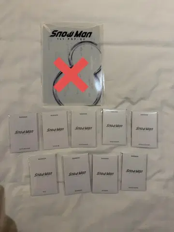 Snow Man 포토 카드 9인 세트