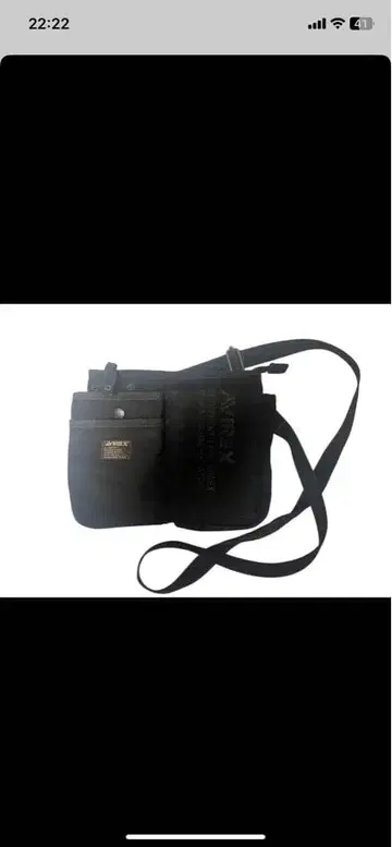 블랙 숄더백 캔버스