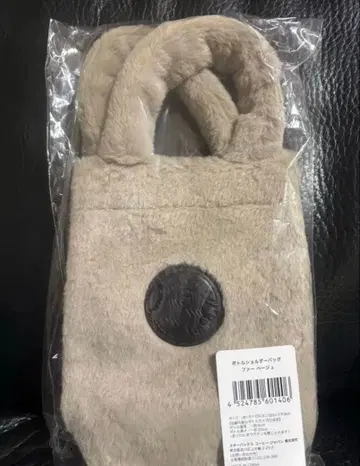 스타벅스 보틀 숄더백 퍼 베이지 스벅