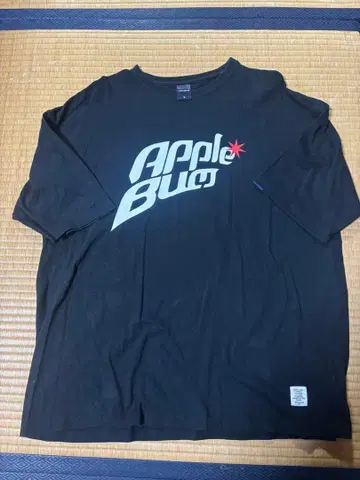 Apple Bum 블랙 T셔츠 XL