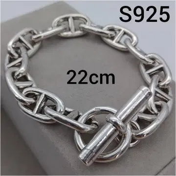 새상품 TGM 실버 925 팔찌 체인 당크레 만텔