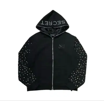 블랙 후드티 SECRET 셋업