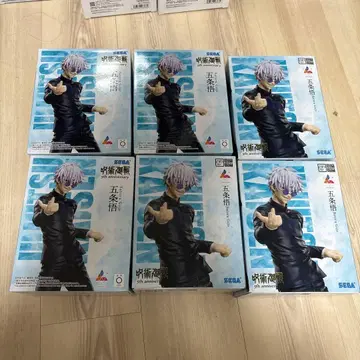 주술회전 5주년 고죠 사토루 라운드 원 luminasta 6체 세트