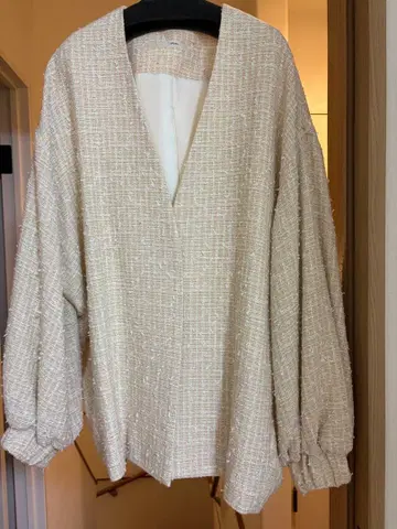 yori 노카라 자켓 베이지