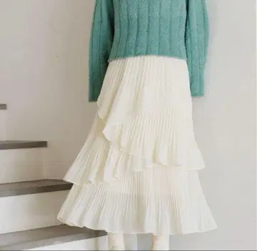 미스티우먼 플리츠 아지메 캉캉 스커트