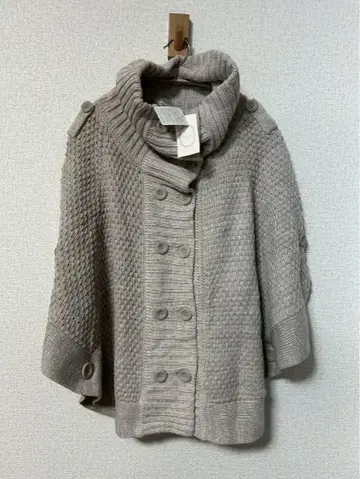 2WAY 판초 니트 가디건 M