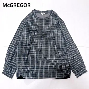 [새상품급] 맥레거 체크 무늬 긴팔 티셔츠 자수 포함