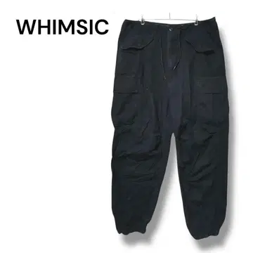 위무직 카고 팬츠 블랙 허리끈 아웃도어 F