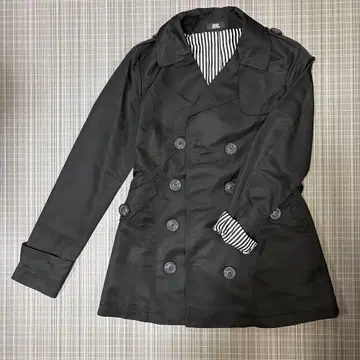 블랙 트렌치코트 L 사이즈