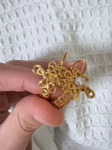 은선 중화풍 실버 귀찌