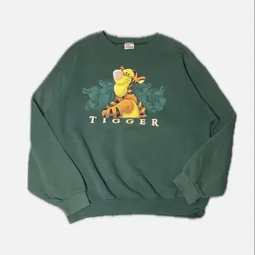 디즈니 90s tigger usa제 빈티지 맨투맨