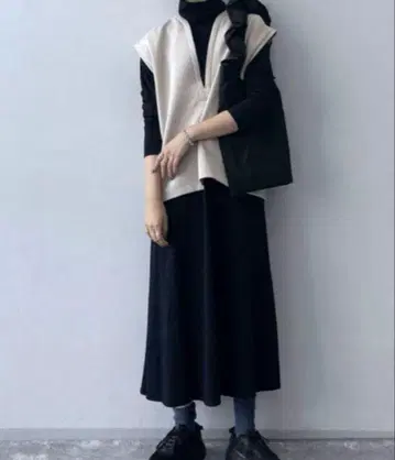 elrm apart by lowrys 3WAY 베스트 세트 원피스 긴팔