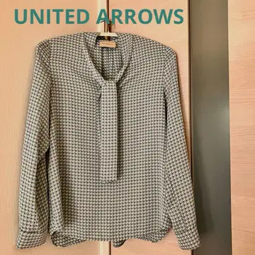 UNITED ARROWS 유나이티드 애로우즈 보타이 긴팔 블라우스