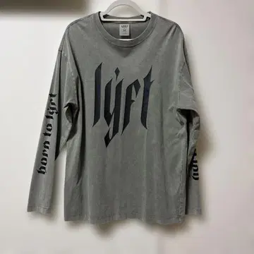 LYFT 그레이 긴팔 티셔츠 M