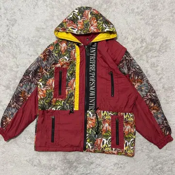 BEPOP 올 패턴 자켓 후드티 90s M CA01