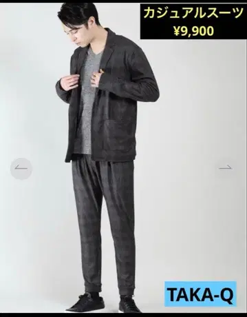 셋업 캐주얼 수트 리모트 자켓 팬츠 타카큐