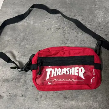 THRASHER 숄더백 레드 빨간색