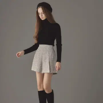 emiriawiz Classical tweed tuck pants