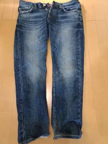 SHIPS x RedCard RHYTHM 스트레치 슬림 테이퍼트 데님