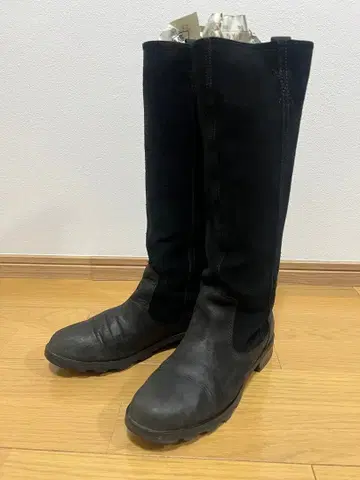SOREL 블랙 롱 부츠 약 24cm