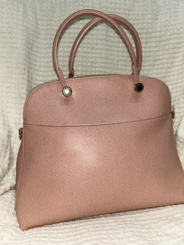 FURLA 핑크 가죽 숄더백