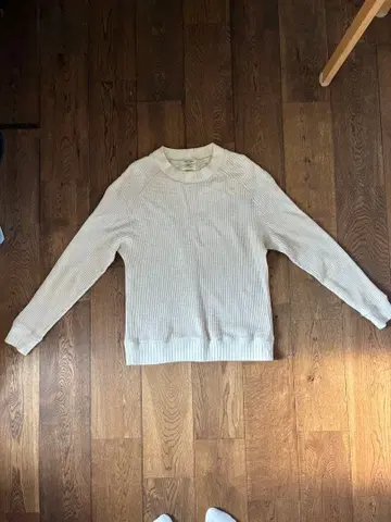 Jackman JM7200 니트 스웨터 M 크림