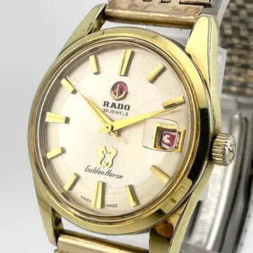 [ 작동/자동 와인딩 ] 라도 골든 호스 손목시계 골드 30석 남성용